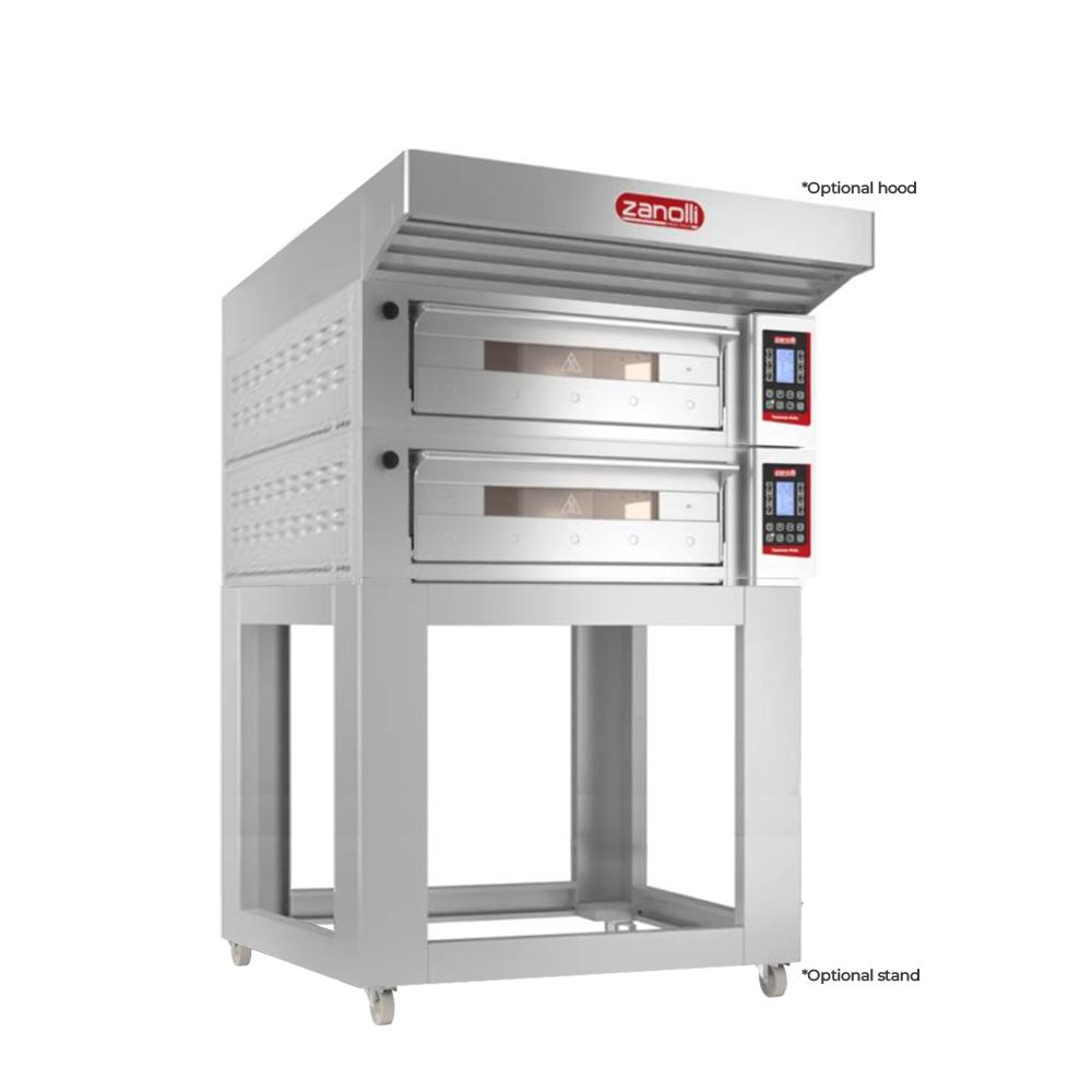 Zanolli Teorema Polis 4/MC18-2 Double Deck Bakery Oven  – 4 + 4 Tray (400 x 600) Capacity