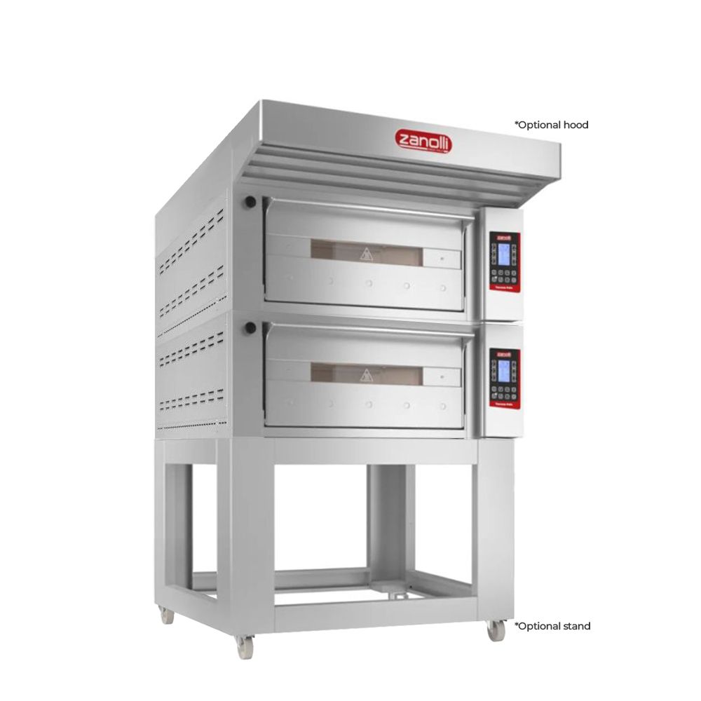 Zanolli Teorema Polis 4/MC26-2 Double Deck Bakery Oven  – 4 + 4 Tray (400 x 600) Capacity