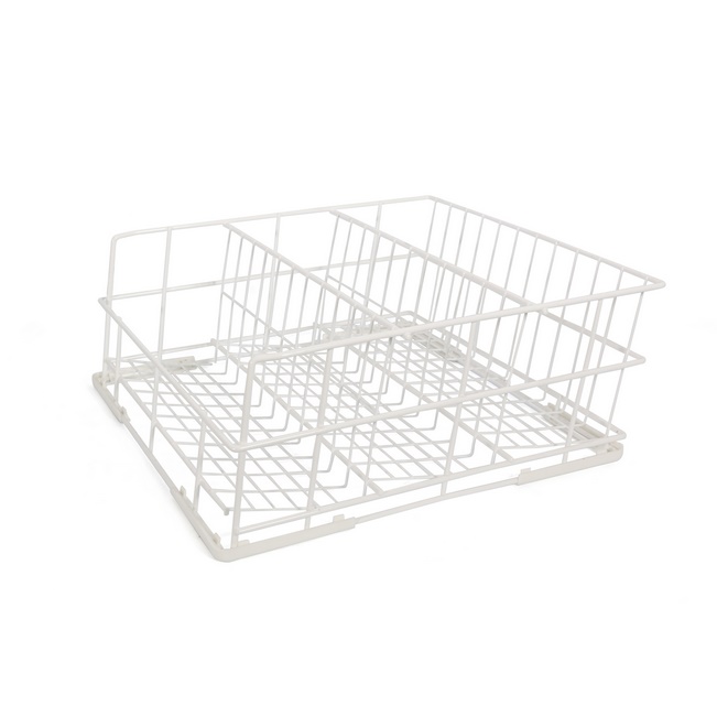 TILTED GLASS BASKET - 500 x 500