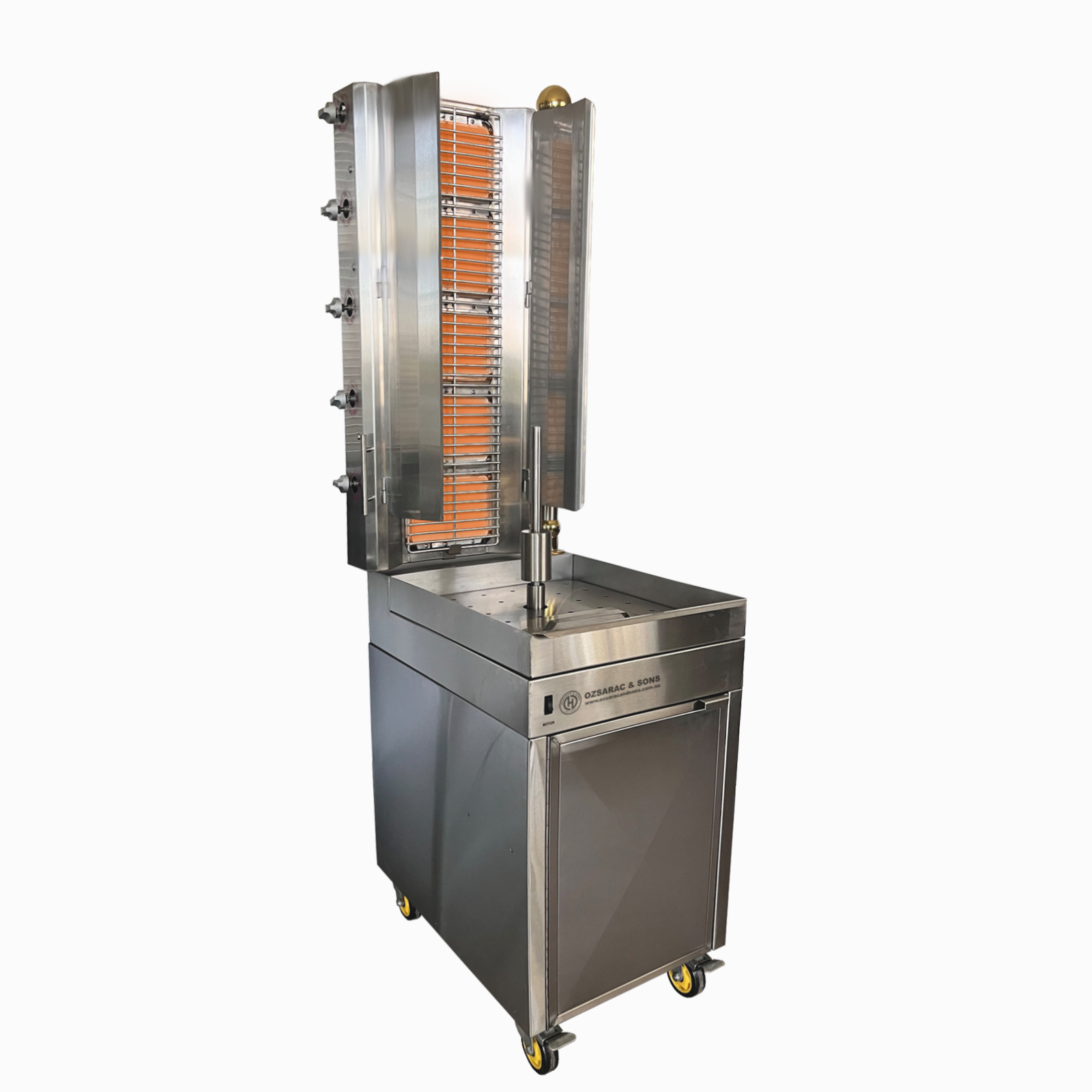 HO5BMSB Semi-Automatic Kebab Machine With Built-in Meat Heat Container