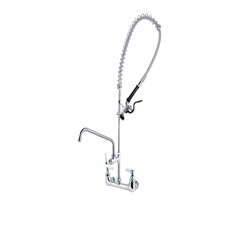 kitchen knock - Commercial Faucet with Pre-Rinse Sprayer ZBS-5803B Wall-Mounted