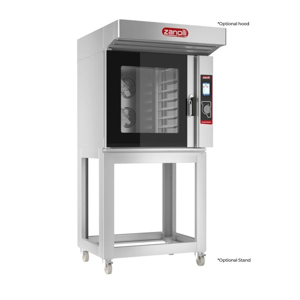 Zanolli Anemos 6E/MC TOUCH Professional Convection Oven with Advanced Touch Controls – 6 Trays (400 x 600) Capacity