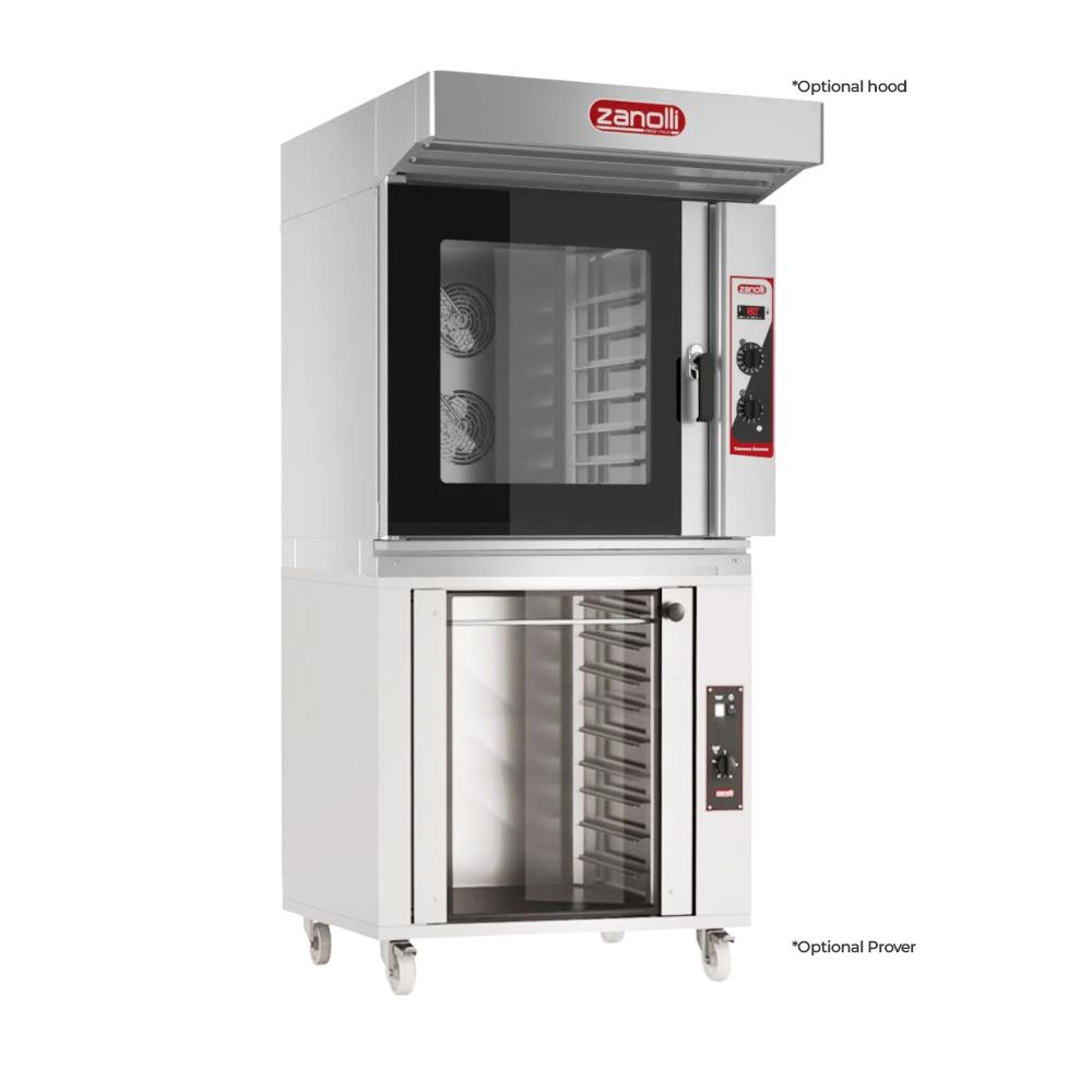 Zanolli Anemos 6E/MC EM Professional Convection Oven with Manual Controls – 6 Trays (400 x 600) Capacity