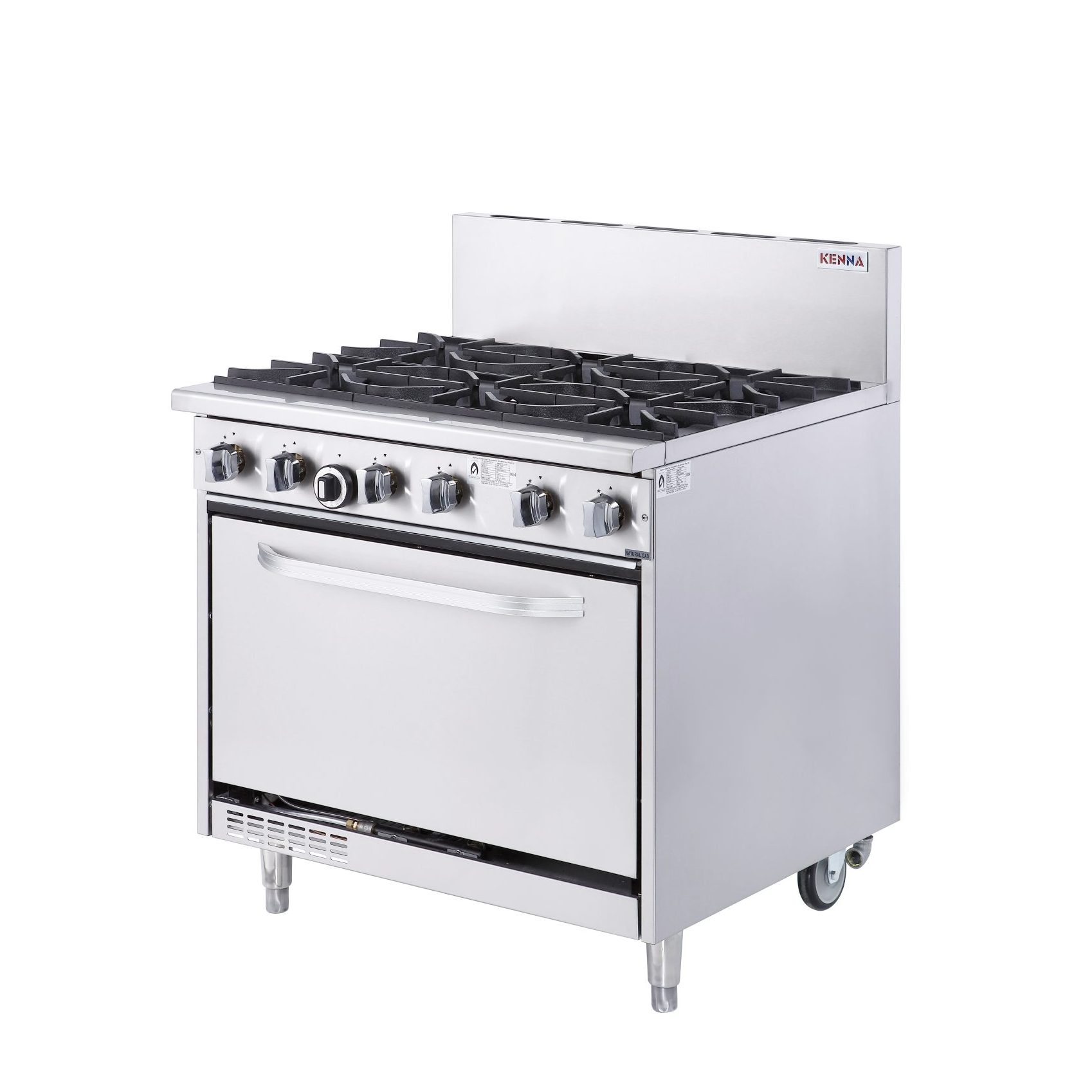 Kenna Gas Cooktop with Oven 6 Burner LPG