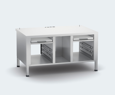 60.31.221 - Stand 2-XS - 2 pull out shelves 6 x 1x1 GN runners - Feet