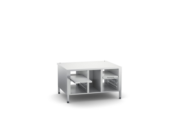 60.31.319 - Stand 2-S - 2 pull out shelves 6 x 1x1 GN runners - Feet