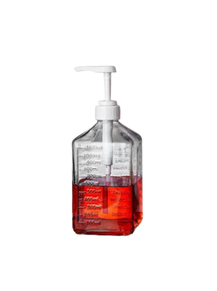 kitchen knock - Syrup Dispenser - Glass 1100ml