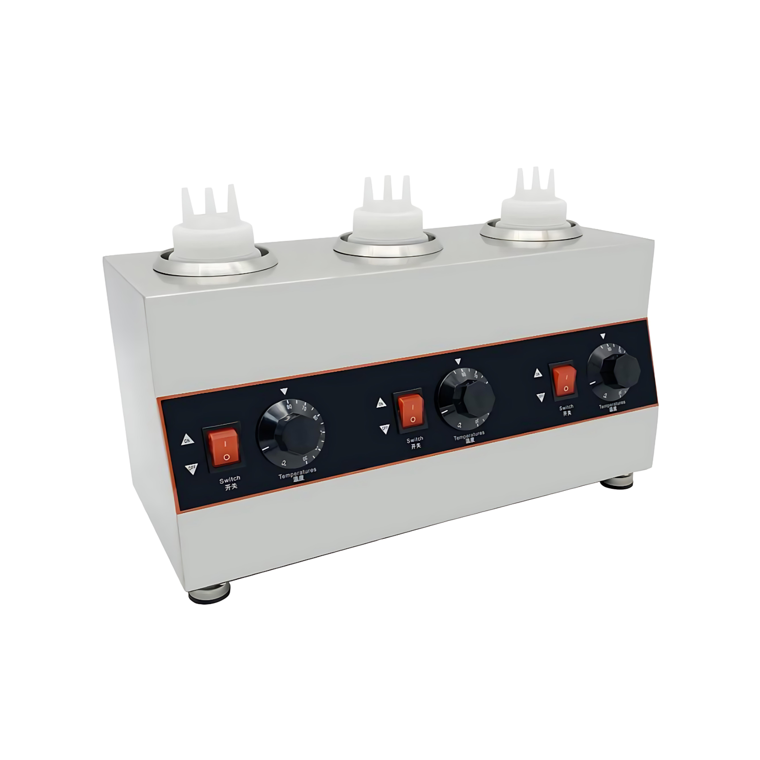kitchen knock - Electric Sauce Warmer 3 Girds - 430*195*230mm - D2019-3
