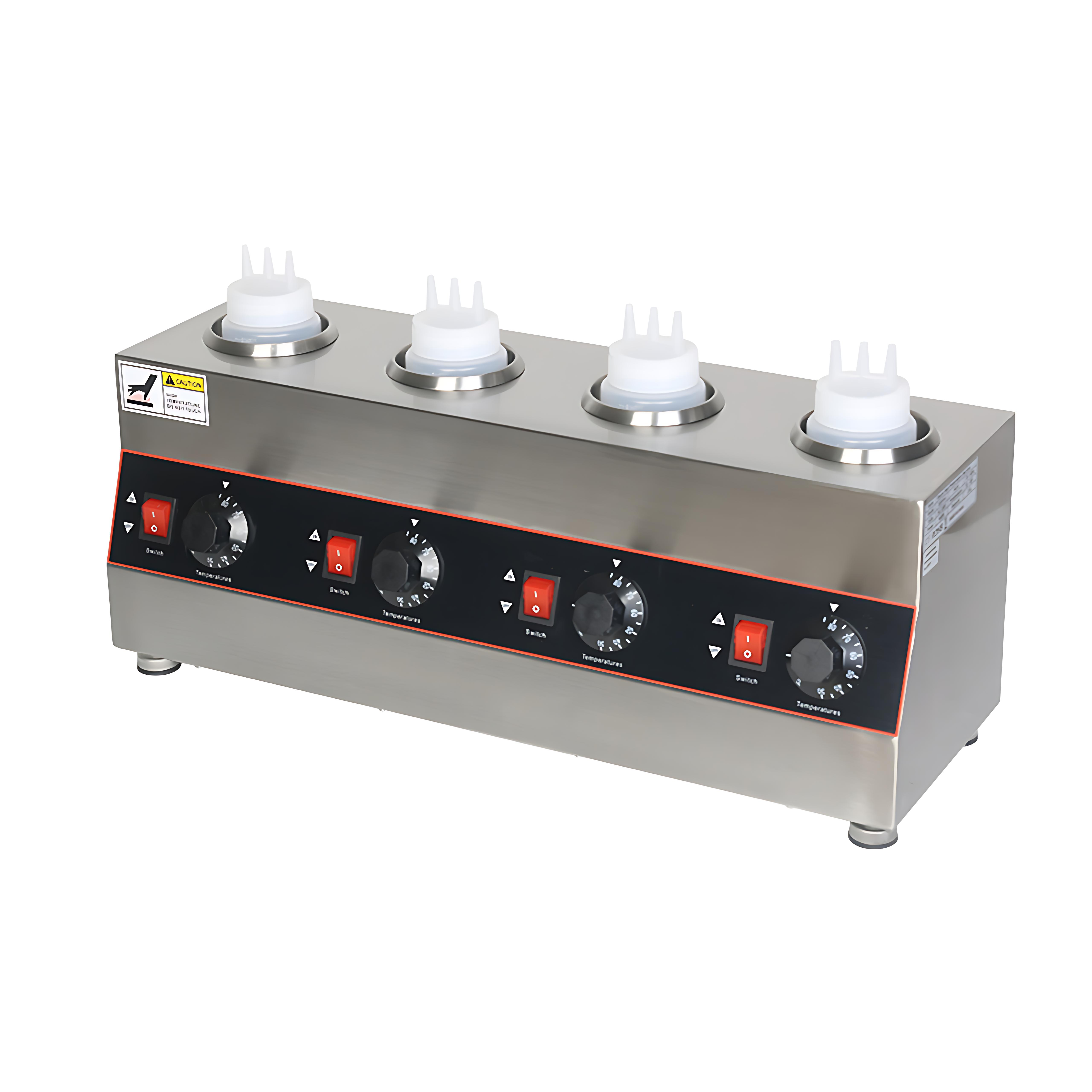kitchen knock - Electric Sauce Warmer 4 Girds - 576*195*230mm - D2019-4