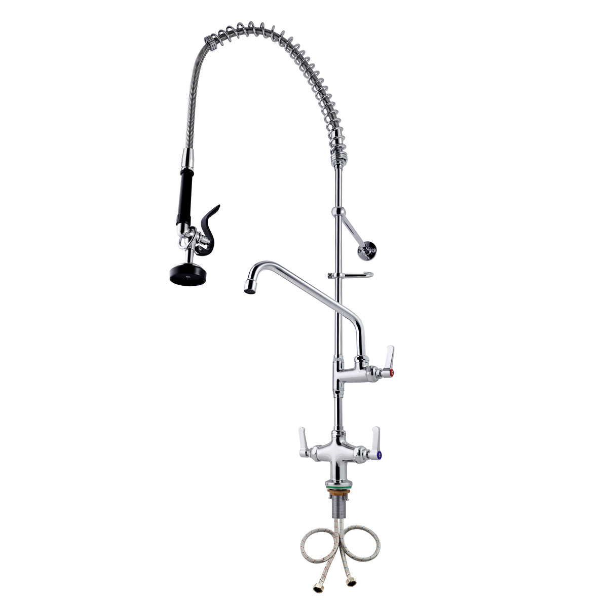 kitchen knock - Commercial Faucet with Pre-Rinse Sprayer ZBS-5804B - Bench Top
