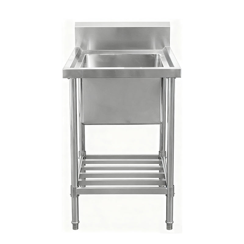 kitchen knock - Work Bench - Single Sink with Pipe Undershelf ASS-0660C / Center Sink / 600