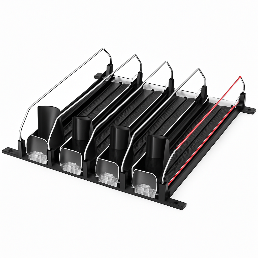 kitchen knock - Fridge Drink Shelf Pusher 6 Can - 450mm*350mm