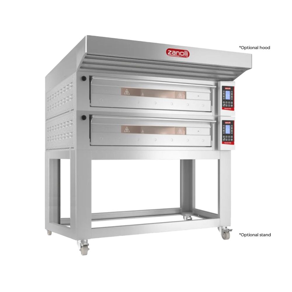 Zanolli Teorema Polis 6/MC18-2 Double Deck Bakery Oven  – 6 + 6 Tray (400 x 600) Capacity