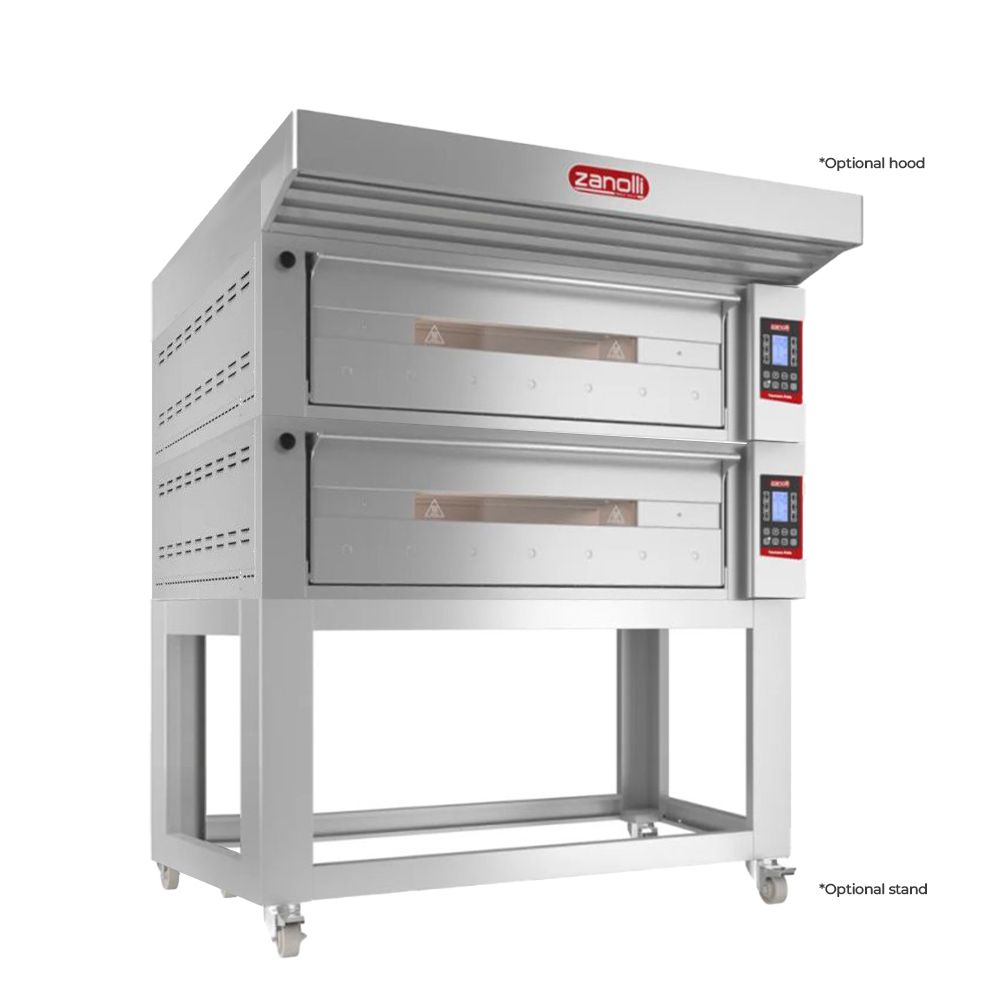 Zanolli Teorema Polis 6/MC26-2 Double Deck Bakery Oven  – 6 + 6 Tray (400 x 600) Capacity