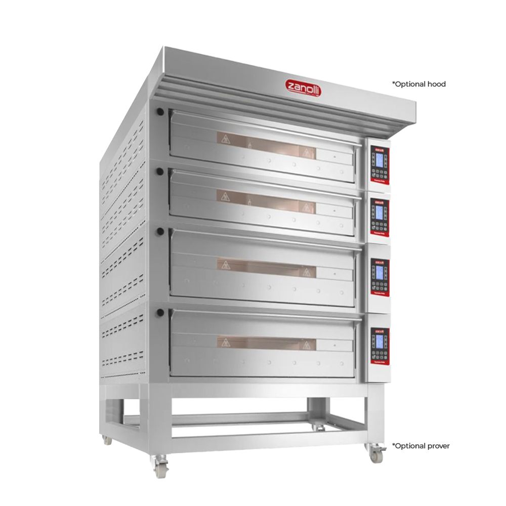 Zanolli Teorema Polis 6/MC26-2/MC18-2 Multi-height Quadtriple Deck Bakery Oven – 6 + 6 + 6 + 6 Tray (400 x 600) Capacity