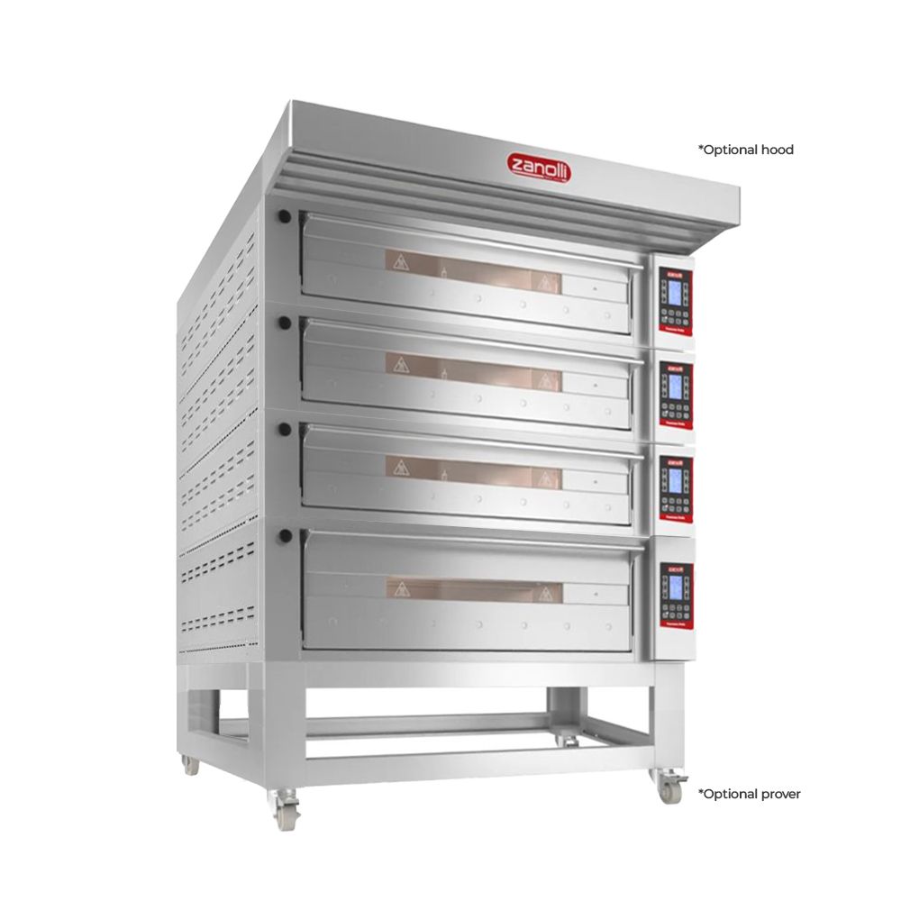 Zanolli Teorema Polis 6/MC26-1/MC18-3 Multi-height Quadtriple Deck Bakery Oven – 6 + 6 + 6 + 6 Tray (400 x 600) Capacity