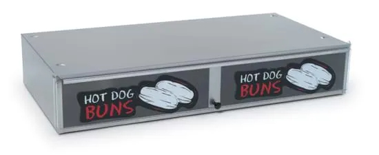 Nemco NME-8018-SBB Hot Dog Bun Warmer Capacity 36 Fits Grill model 8018