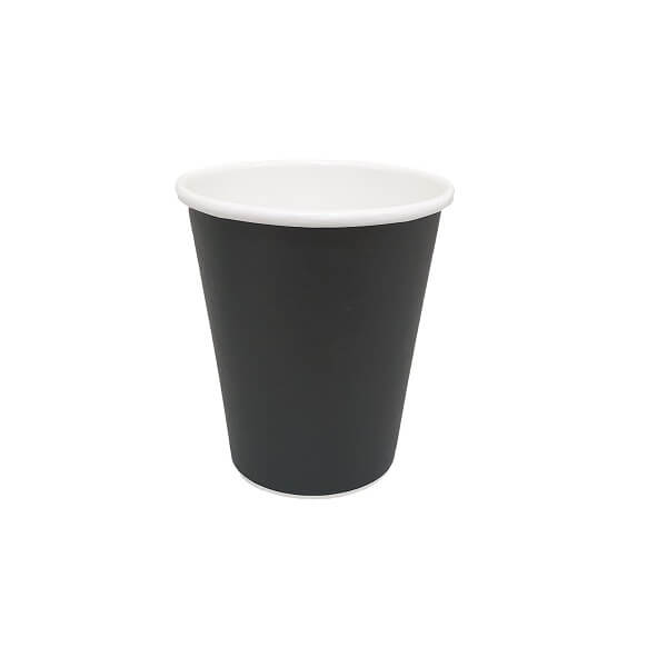 4oz Single Wall Hot Cups - Black (1000 per box)
