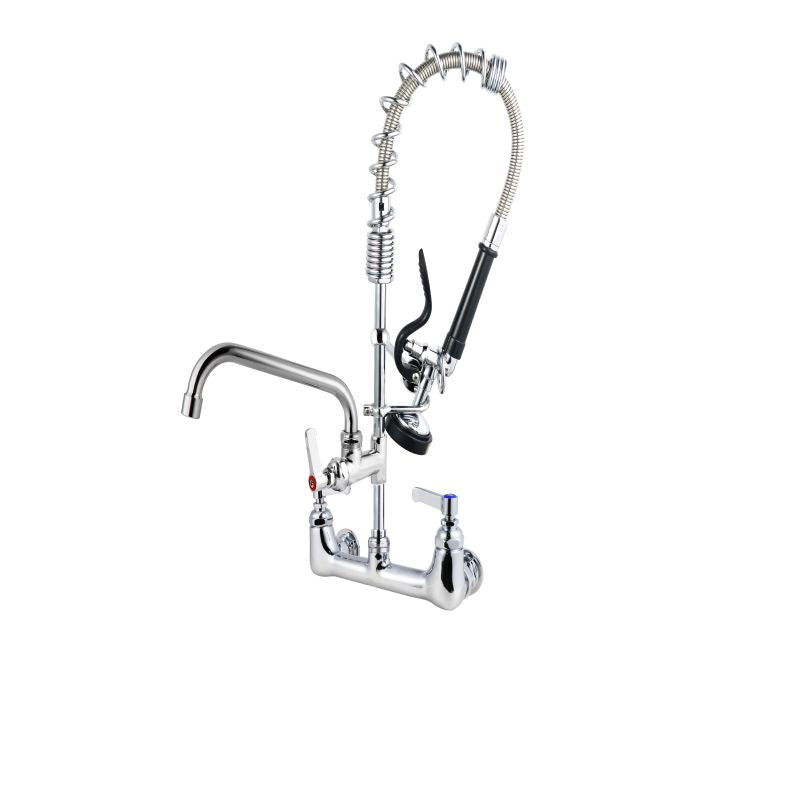 kitchen knock - Commercial Faucet with Pre-Rinse Sprayer ZBS-M5803B Wall-Mounted