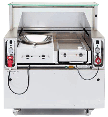 Rieber acs 1100 d3 - Air Cleaning System, 2 Element Mobile Cooking Module - Edge Extraction