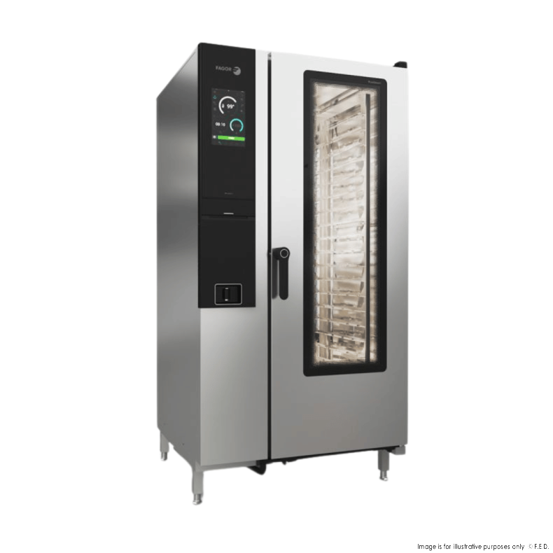 Ex-Showroom: FAGOR IKORE Advanced Boiler 20 Tray Combi Oven - APW-201ERLWS-VIC984