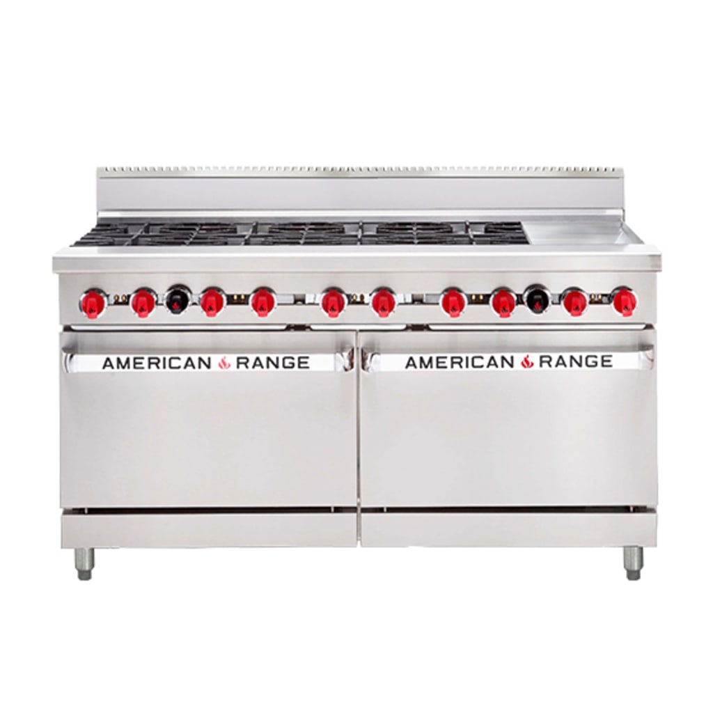 American Range 60" Oven Range AAR.8B.12G