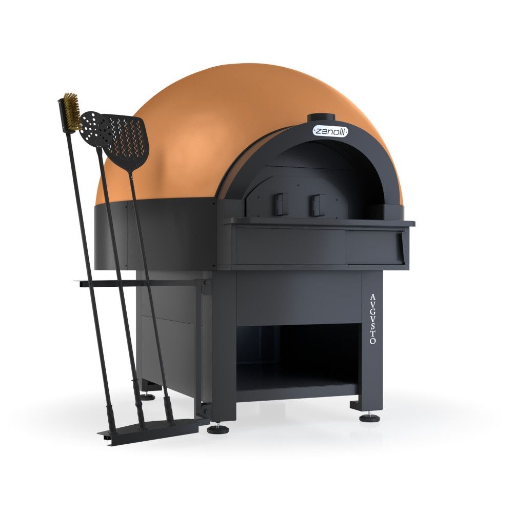 Zanolli Avgvsto PR gas Rotating Dome 12 Pizza Oven with Patented AIR TRAP system.
