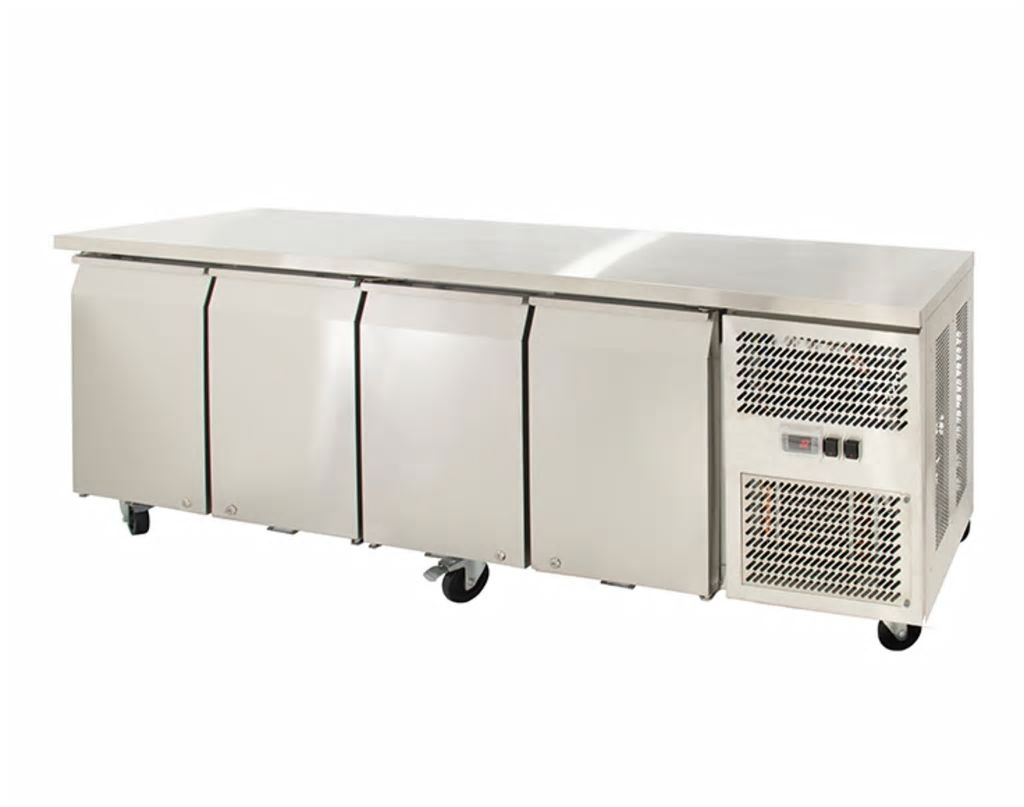 Airex 4 Door Undercounter Refrigerated Storage AXR.UCGN.4 - To suit 1/1GN