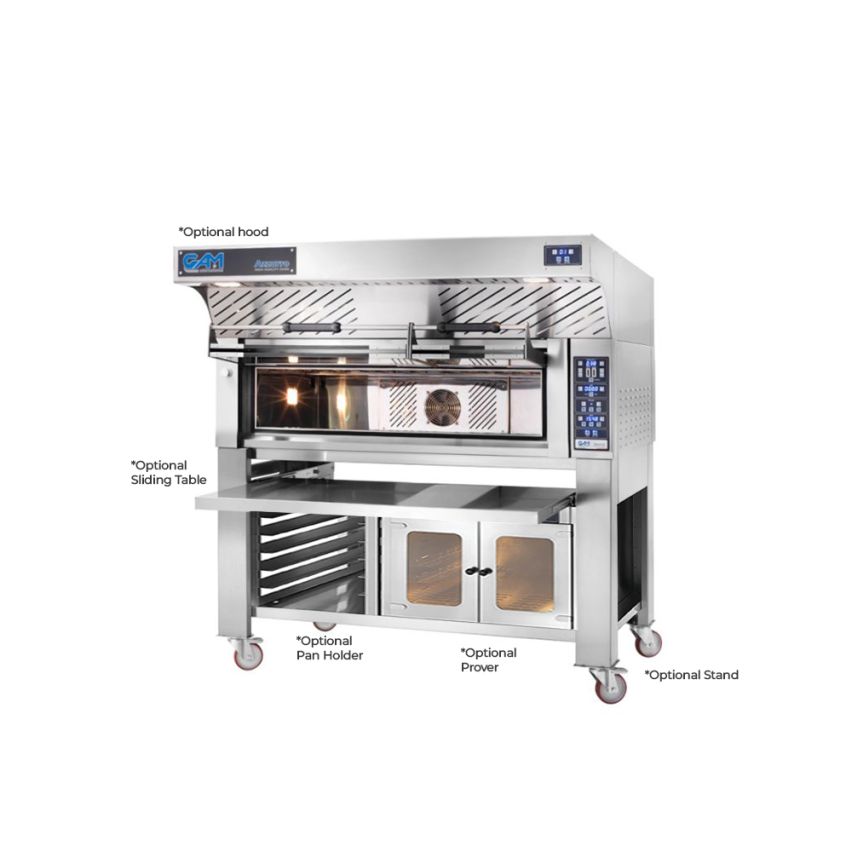 GAM Azzurro Bakery 3 - 1 Single Deck Bakery Oven – 3 Tray (400 x 600) Capacity - FORABAK3TR400-1