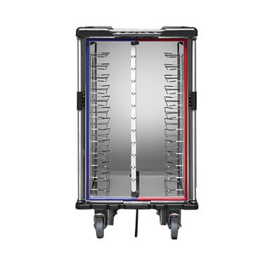 Burlodge B-Smart Shuttle - Long - Meal Tray Transport Trolley For Convected Air Docking System