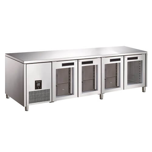 Glacian BCG62350 Slimline 660 Deep Fridge 4 Door – Glass