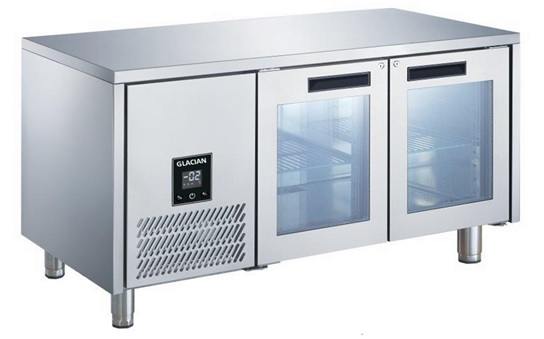 Glacian BCG71815 760 Deep Fridge 2 Door – Glass