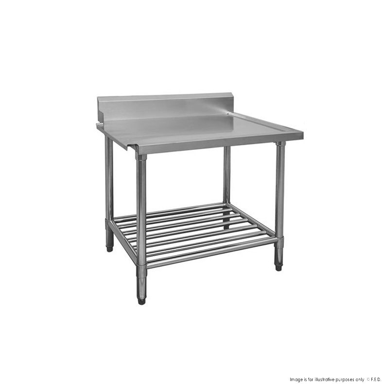 WBBD7-0900L/A All Stainless Steel Dishwasher Bench Left Outlet