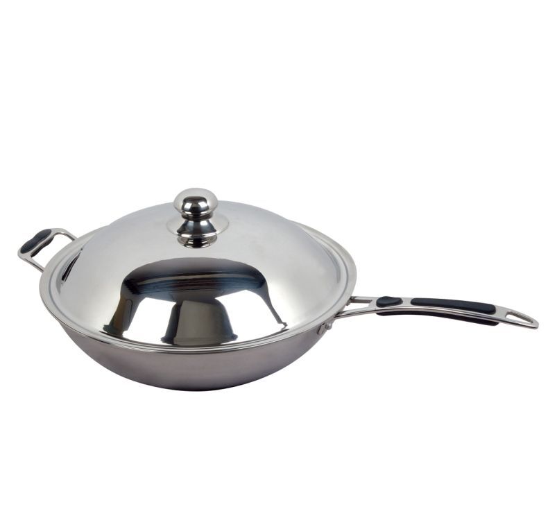 Benchstar ک 360mm Wok with Lid for Induction Wok IW-WOKLID36