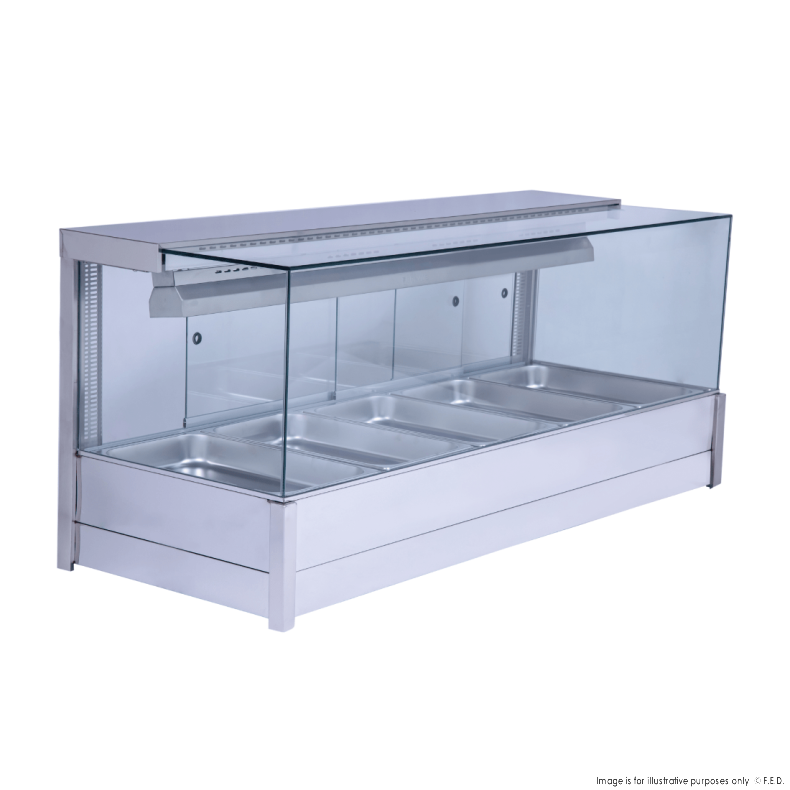 Ex-Showroom: Bonvue Square Countertop Wet and Dry Bain Marie - BM17SC-VIC1006