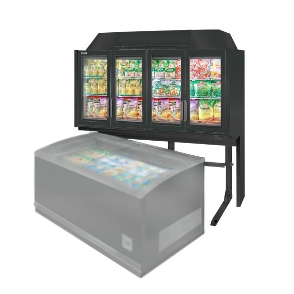 SOUT/210C/EG5 - Bonnet Névé Sound Top Overhead Glass Door Freezer - Bonnet Névé Sound Top - 4D