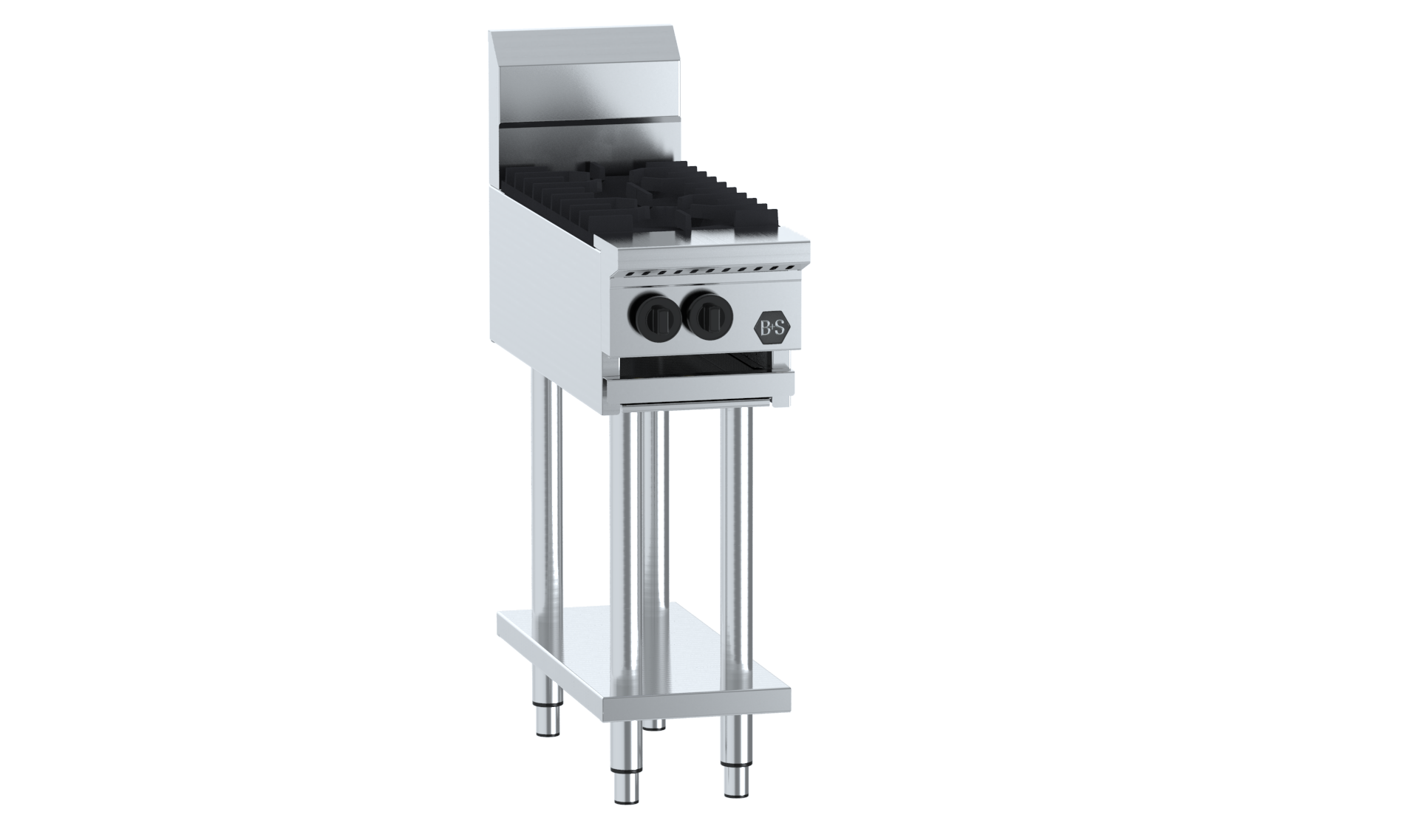 B&S Black BT-SB2 - Two Burner Boiling Top