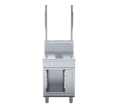 Waldorf 800 Series BT8600S-CB - 600mm Bench Top with Salamander Support - Cabinet Base
