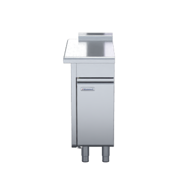 Waldorf 800 Series BTL8400-CD - 400mm Bench Top Low Back Version - Cabinet Base With Fixed Front Panel