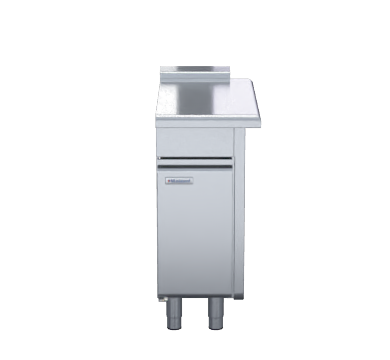 Waldorf 800 Series BTL8400-CD-HR - 400mm Bench Top Low Back Version - Cabinet Base With Fixed Front Panel