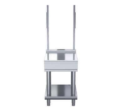 Waldorf 800 Series BTL8600S-LS - 600mm Bench Top With Salamander Support Low Back Version  Leg Stand