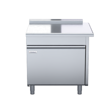 Waldorf 800 Series BTL8900-CD-RH - 900mm Bench Top Low Back Version - Cabinet Base With Fixed Front Panel