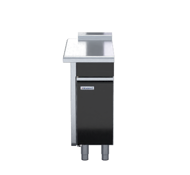 Waldorf Bold BTLB8400-CD-LH - 400mm Bench Top Low Back Version - Cabinet Base With Fixed Front Panel
