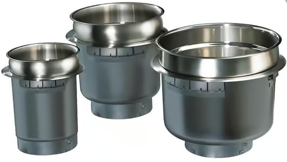Built-In Round Heated Wells with Drain fitting - HWB-11QTD