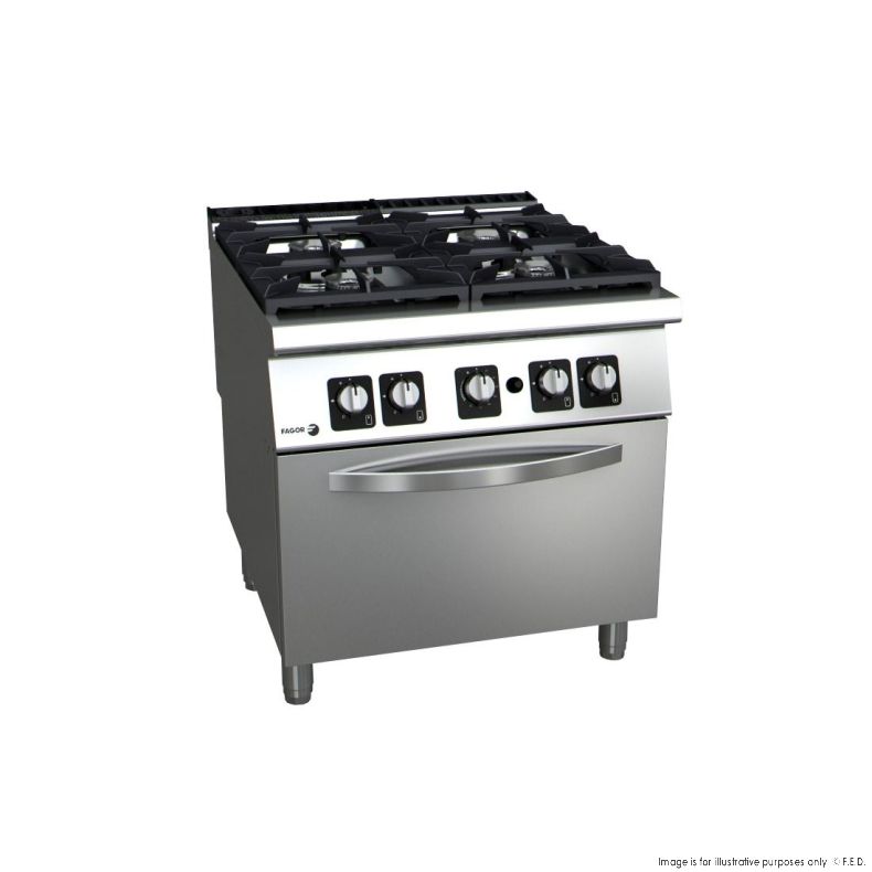 Ex-Showroom: Fagor Kore 900 Series Gas 4 Burner with Gas Oven - C-G941H-VIC938