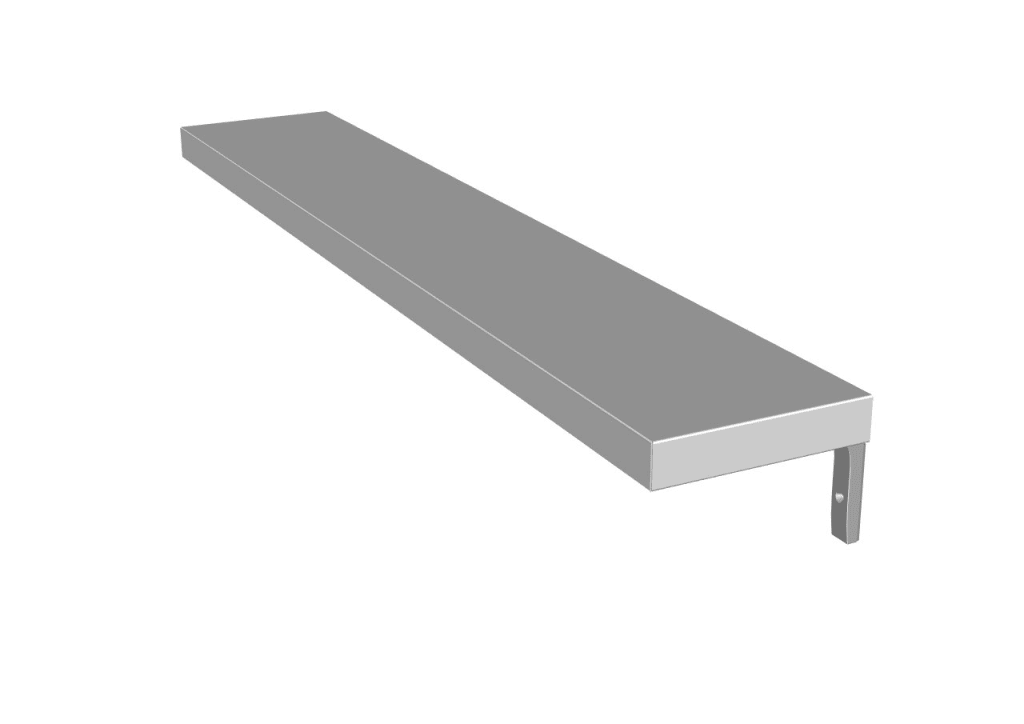 Work Shelf to suit Culinaire Bain Marie 3 Bay Units
