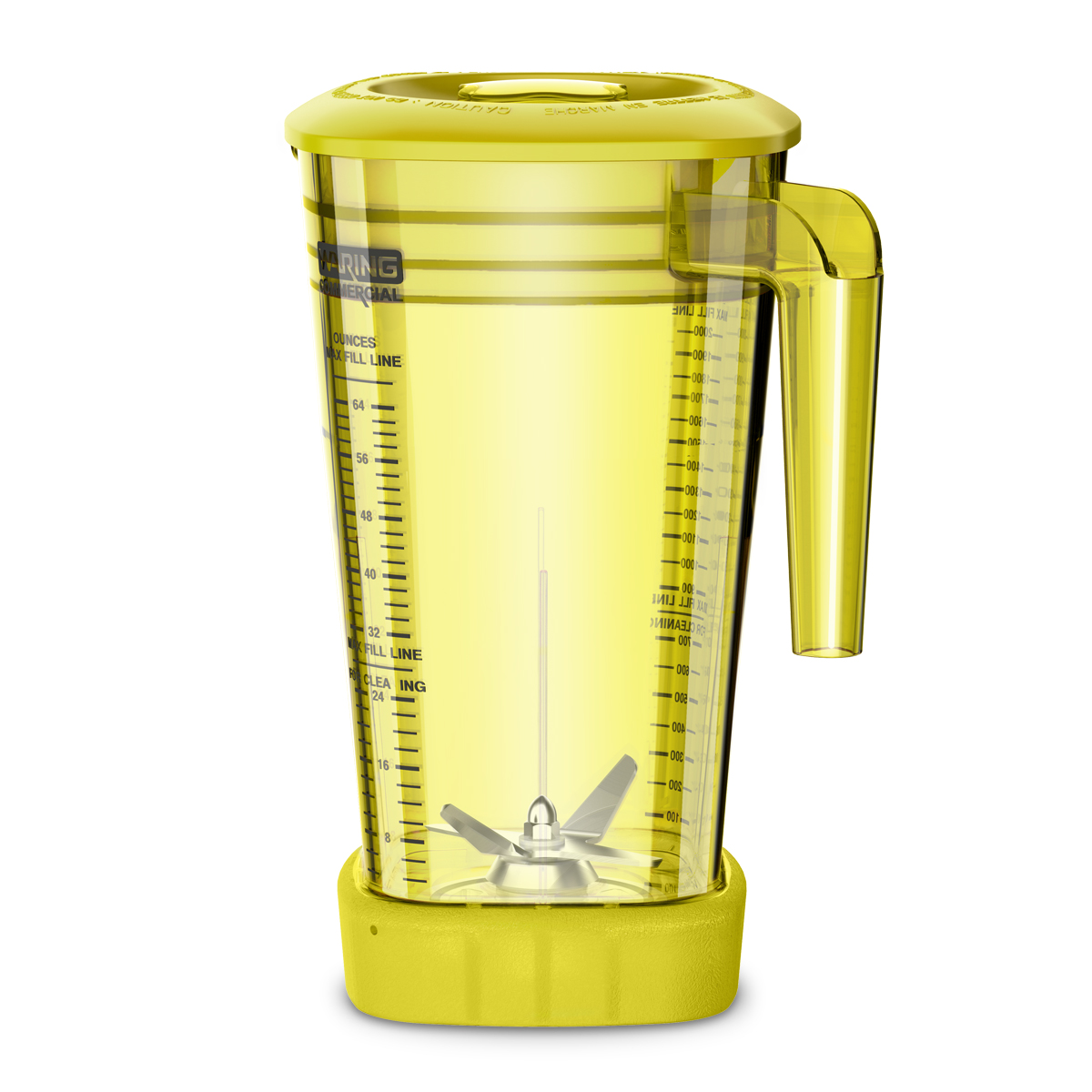 Waring CAC95-03 64 oz. Yellow Copolyester Container with Blade and Lid (for Xtreme MX Series Blenders)