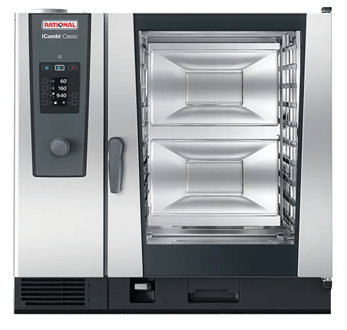 ICP61-LH-CAD - RATIONAL iCombi Pro -6-1X1 GN Tray -Left Hinge -3AC 400V - iCareSystem AutoDose