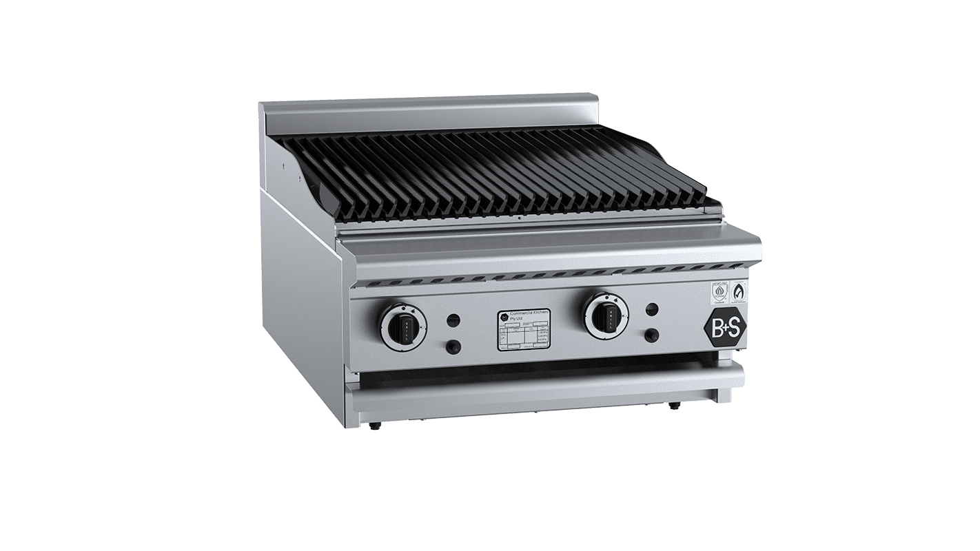 B+S Black CBR-6BM - Char Broiler 600mm Bench Mounted