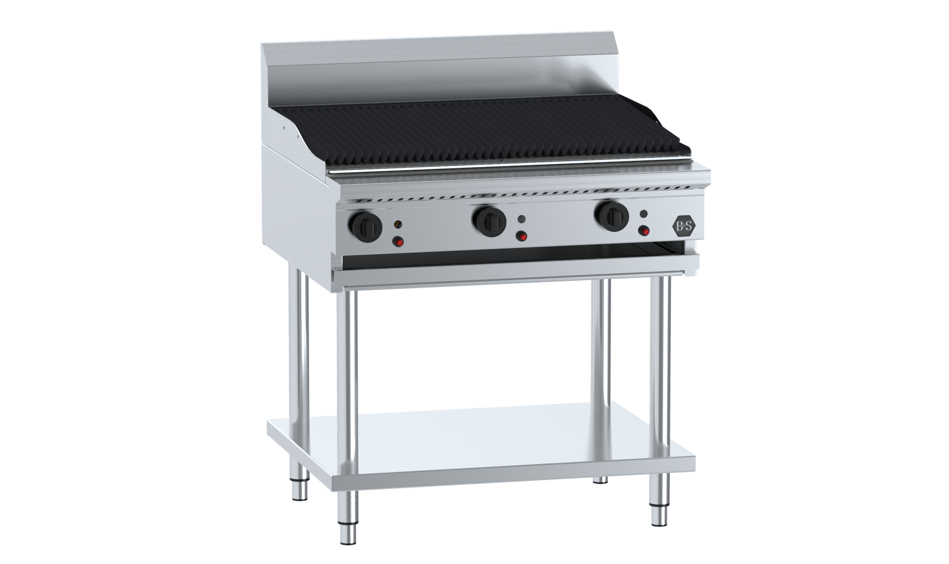 B&S BLACK CBR-9 Char Broiler 900mm